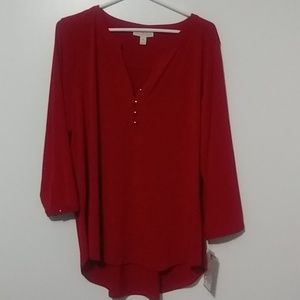 NWT Dana Buchman blouse XL